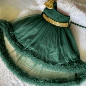 Party Wear High Low Princess Gown Nazdesign NZD-017 - Image 1