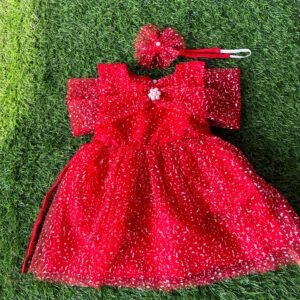 Red colour frock collection : NZD-0038 - Image 1