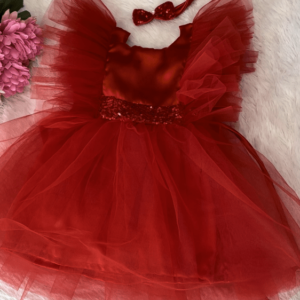 Red colour frock collection : NZD-0034 - Image 1