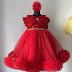 Red color frock collection: NZD-00101 - Image 1