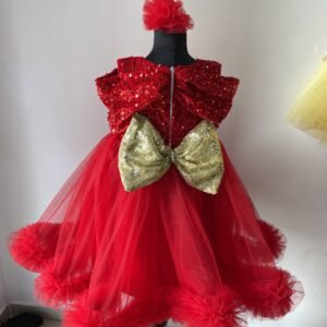 Red color frock collection: NZD-00101 - Image 2
