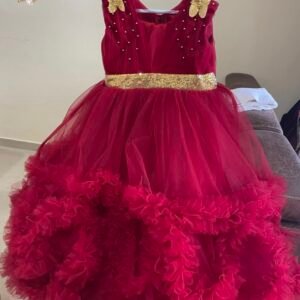 Red colour frock collection : NZD-00108 - Image 1