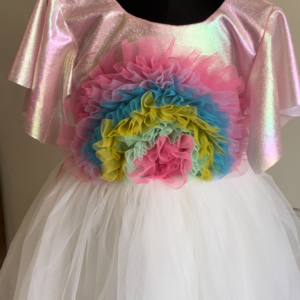 White & pink colour frock collection : NZD-0084 - Image 2