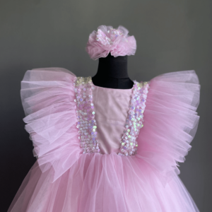 Pink colour frock collection : NZD-0086 - Image 3