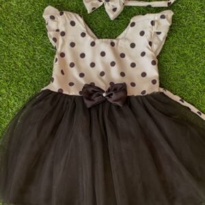 Black and white Party wear frock collection | Birthday frock : NZD-0010241 - Image 1
