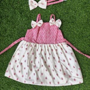 Daily wear frocks frock Item Nazdesign Cotton fabric : NZD-D00012410 - Image 1