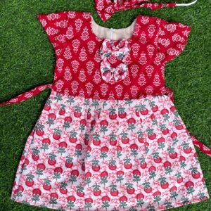 Daily wear frocks frock Item Nazdesign Cotton fabric : NZD-D00012477 - Image 1