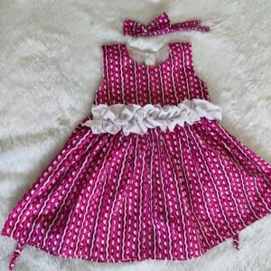 Daily wear frock Cotton fabric : NZD-D00012645